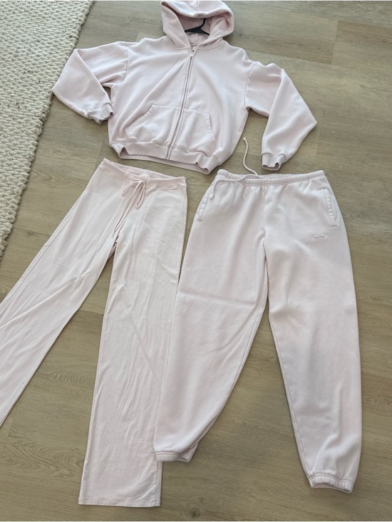SKIMS Tops - SKIMS Baby Pink 3 Piece Matching Set